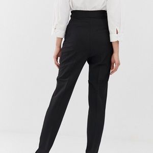 Asos Tall High Waist Tapered Pants